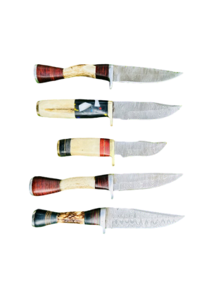 Beautiful Damascus Steel Hunting Knive (SKN-67)