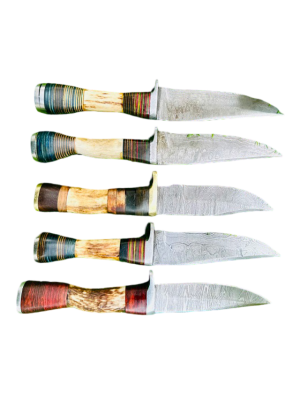 Beautiful Damascus Steel Hunting Knive (SKN-60)