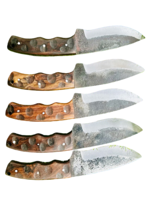 Handmade Damascus Steel Survival Knives Set (SKN-82)