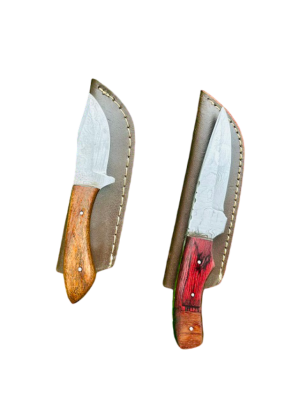CUSTOM HANDSMADE DAMASCUS HUNTING KNIVE (SKN-73)